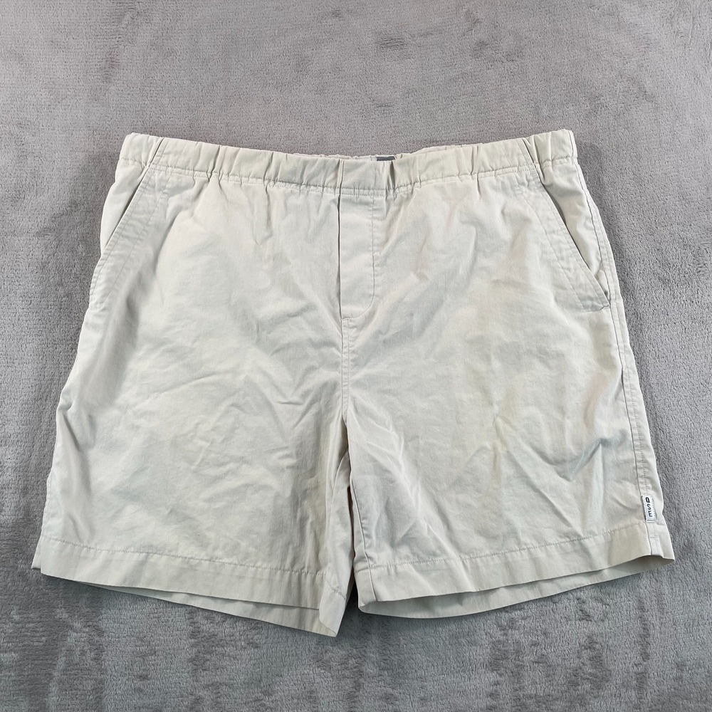 Vintage Quiksilver Casual Walk Shorts Men Large 40x7 Khaki‎ Pockets Drawcord